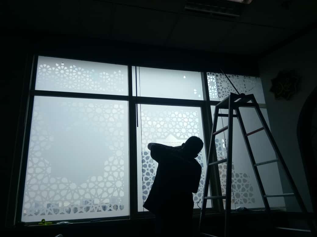 sticker sandblast motif custom