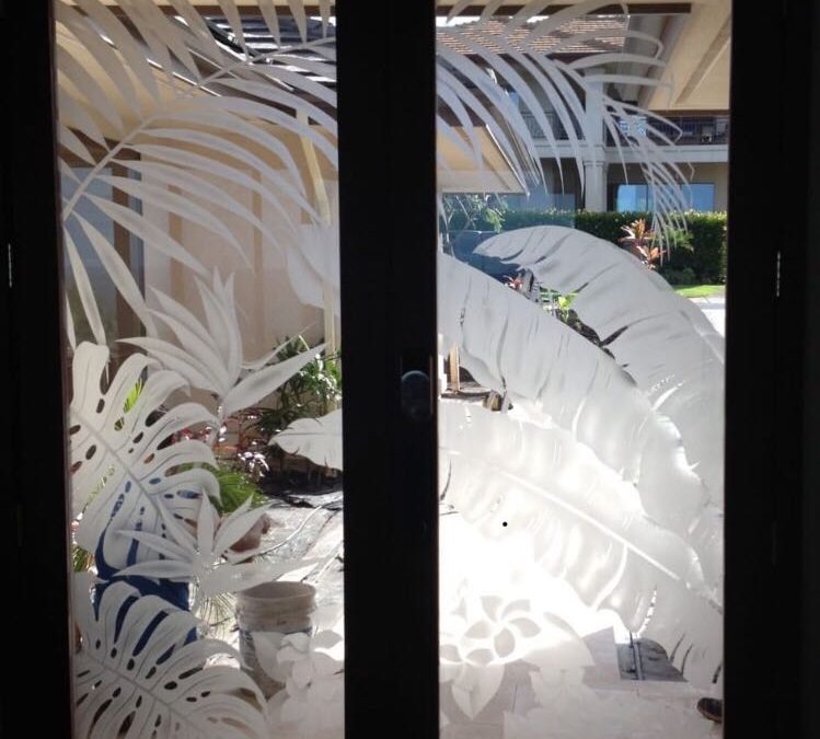 cutting sticker sandblast