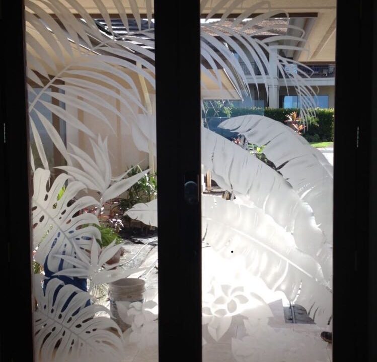 cutting sticker sandblast