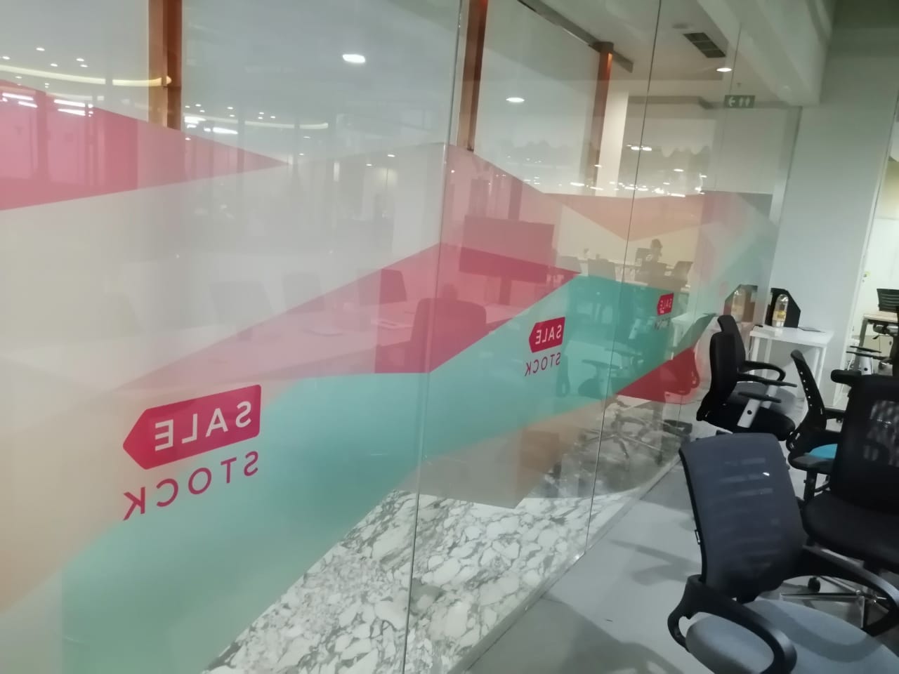 sticker sandblast printing