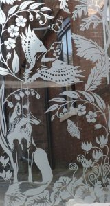 sticker sandblast custom untuk rumah