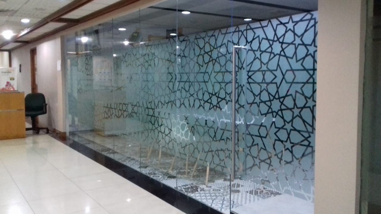 sticker sandblast motif