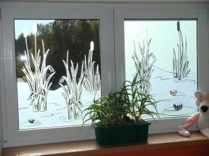 pemasanagn cutting sticker sandblast