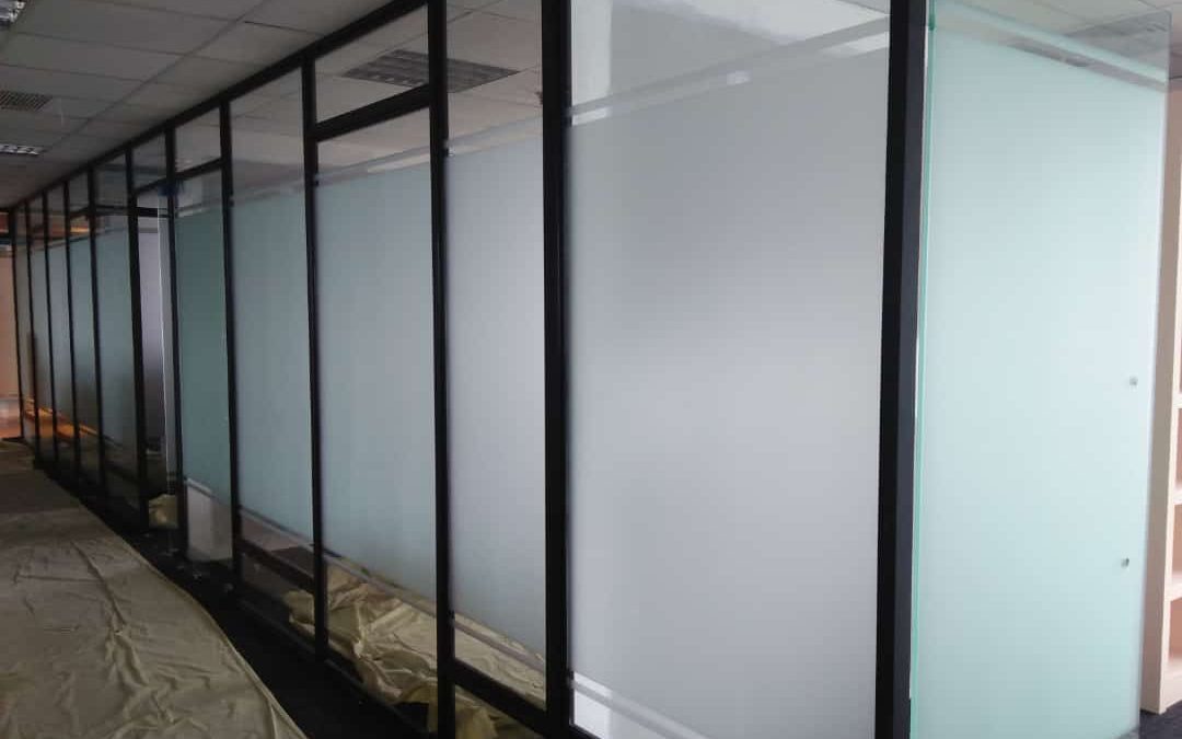 sticker kaca sandblast