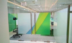 stiker sandblast printing