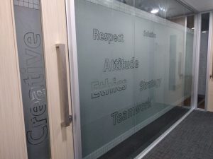 cutting sticker sandblast