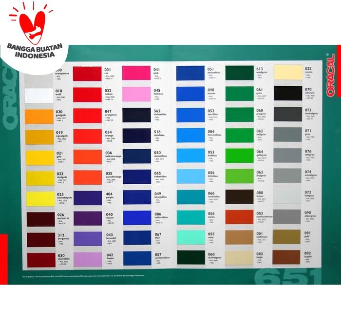 katalog sticker jakarta orakal
