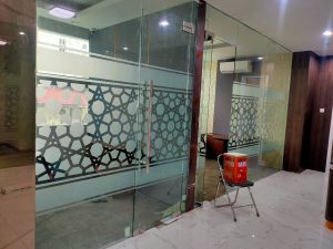 motif cutting sticker sandblast ornamnet